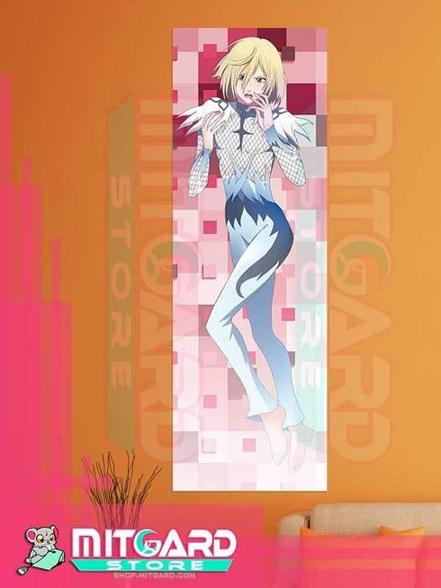 YURI ON ICE!!! Yuri Plisetsky wall scroll fabric or Adhesive Vinyl poster - Vinil poster GLOSSY / 50cm x 150cm - 2